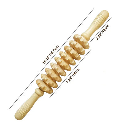 Wooden Lymphatic Drainage Roller