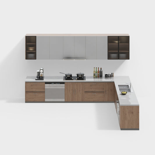 Modern Kitchen Drawing