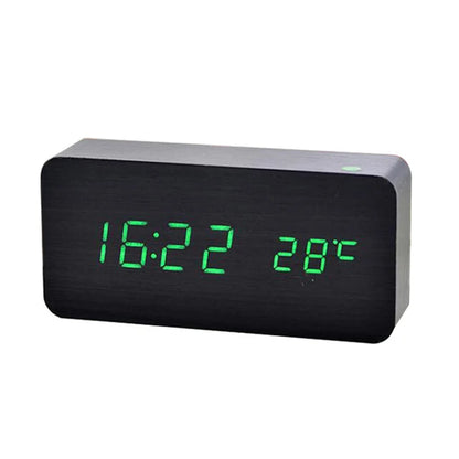 Wooden Digital Alarm Clock