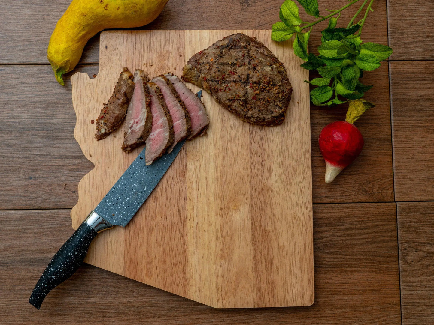 Arizona Rubber Wood Cutting Board