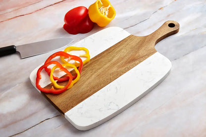 Marble Serving Board Set