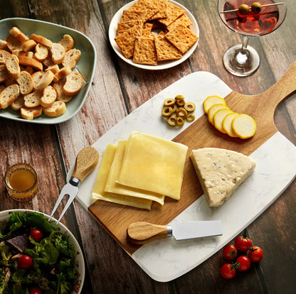 Marble Serving Board Set