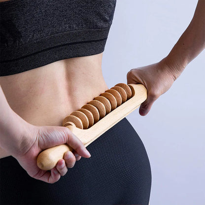 Wooden Lymphatic Drainage Roller